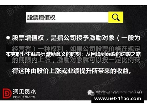 布克职业生涯最具激励意义的时刻：从困境到巅峰的逆袭之路