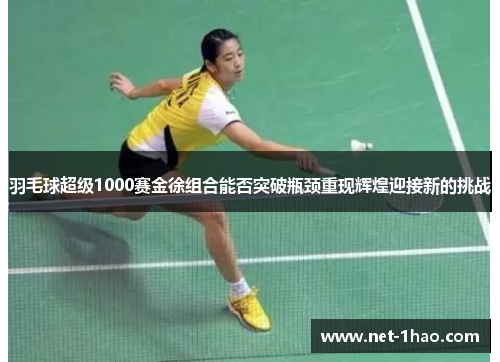 羽毛球超级1000赛金徐组合能否突破瓶颈重现辉煌迎接新的挑战